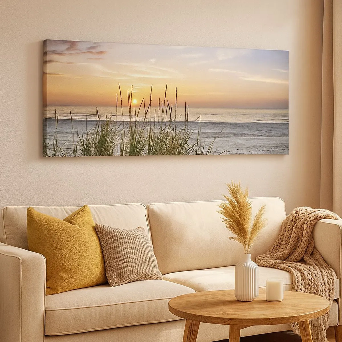 Obraz na płótnie - Popatrz, pomyśl, poczuj - 100x40 cm