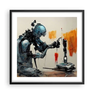 Plakat w czarnej ramie - Już jutro… - 50x50 cm