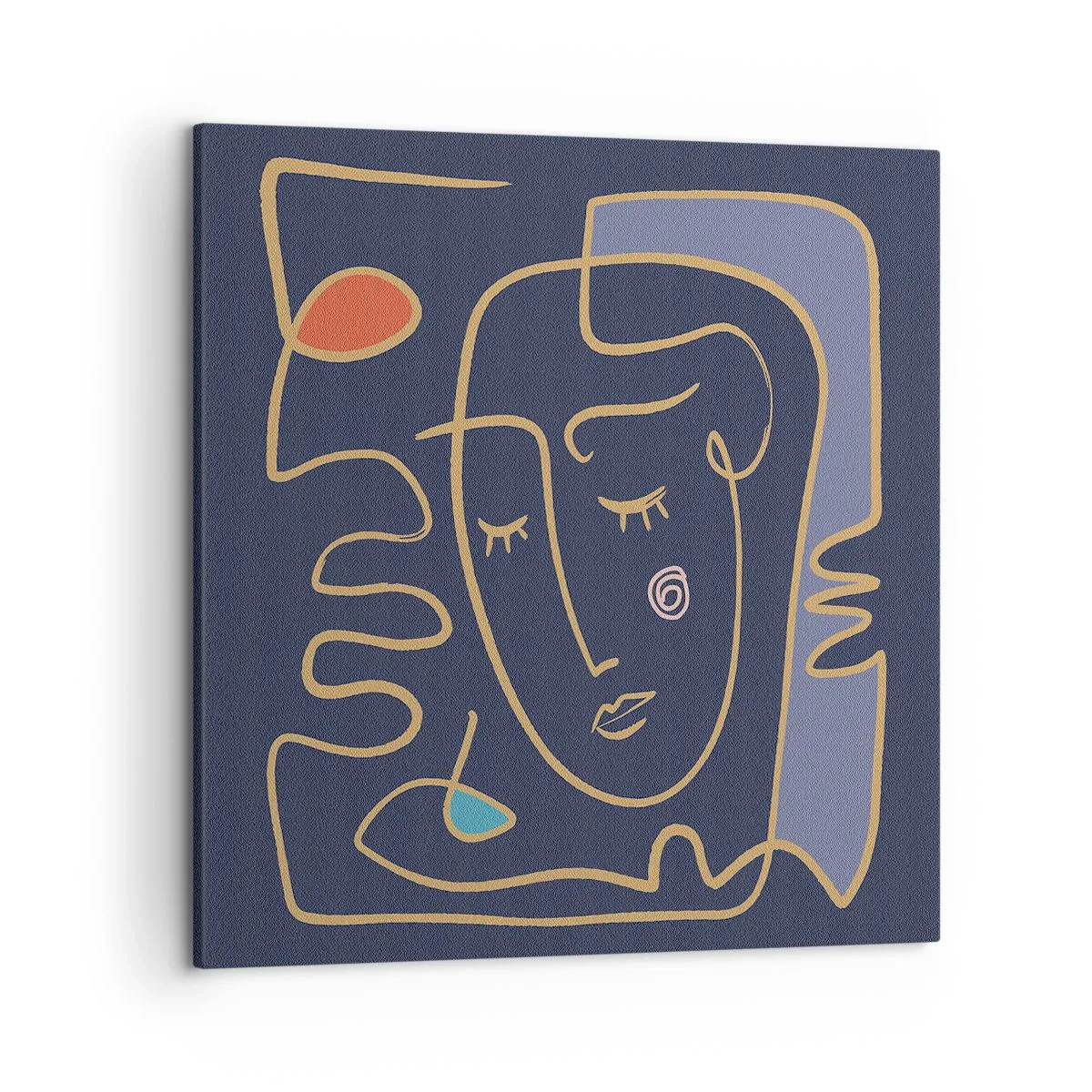 Obraz na płótnie - W zamyśleniu - 50x50 cm