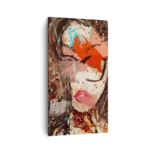 Obraz na płótnie - Naprawdę, jaka jesteś, nie wie nikt - 45x80 cm