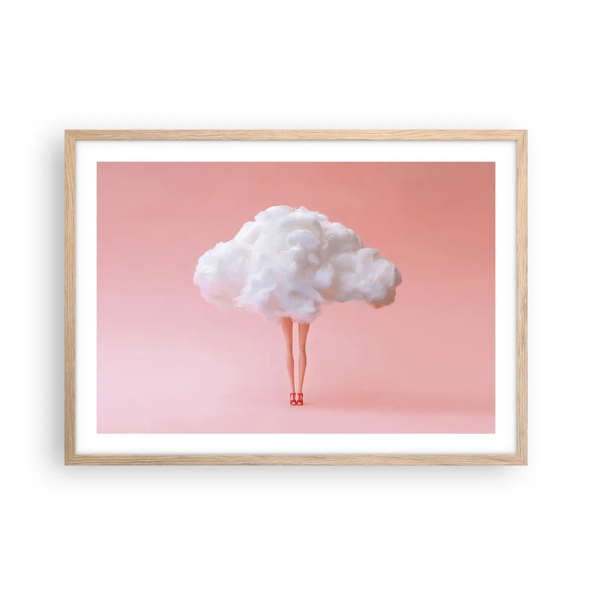 Plakat w ramie jasny dąb - Słodka obietnica - 70x50 cm