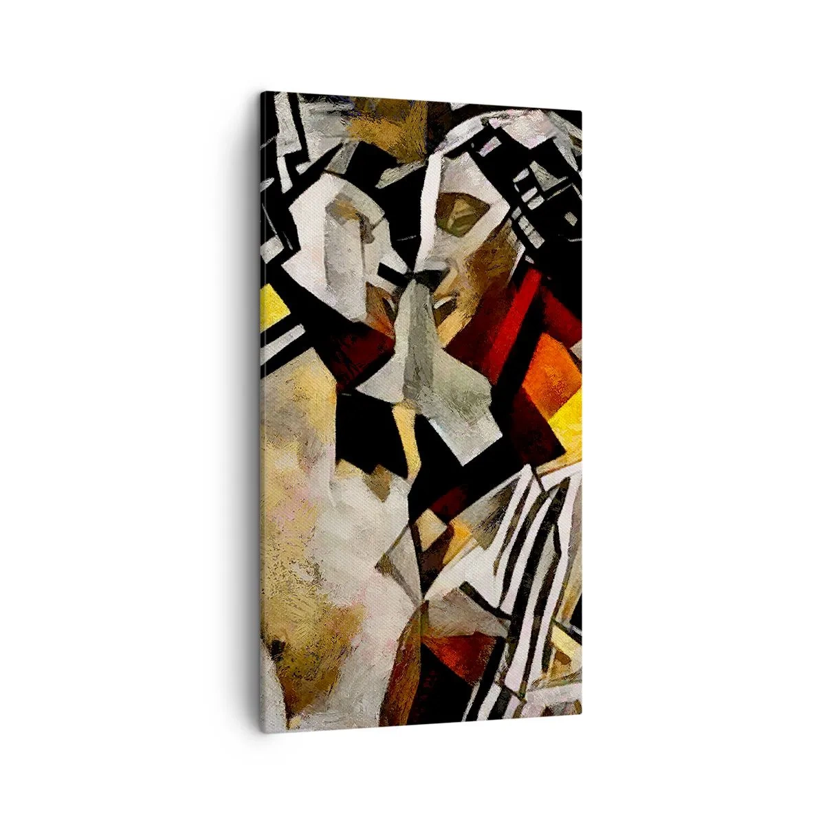 Obraz na płótnie - Posągowy pocałunek - 45x80 cm