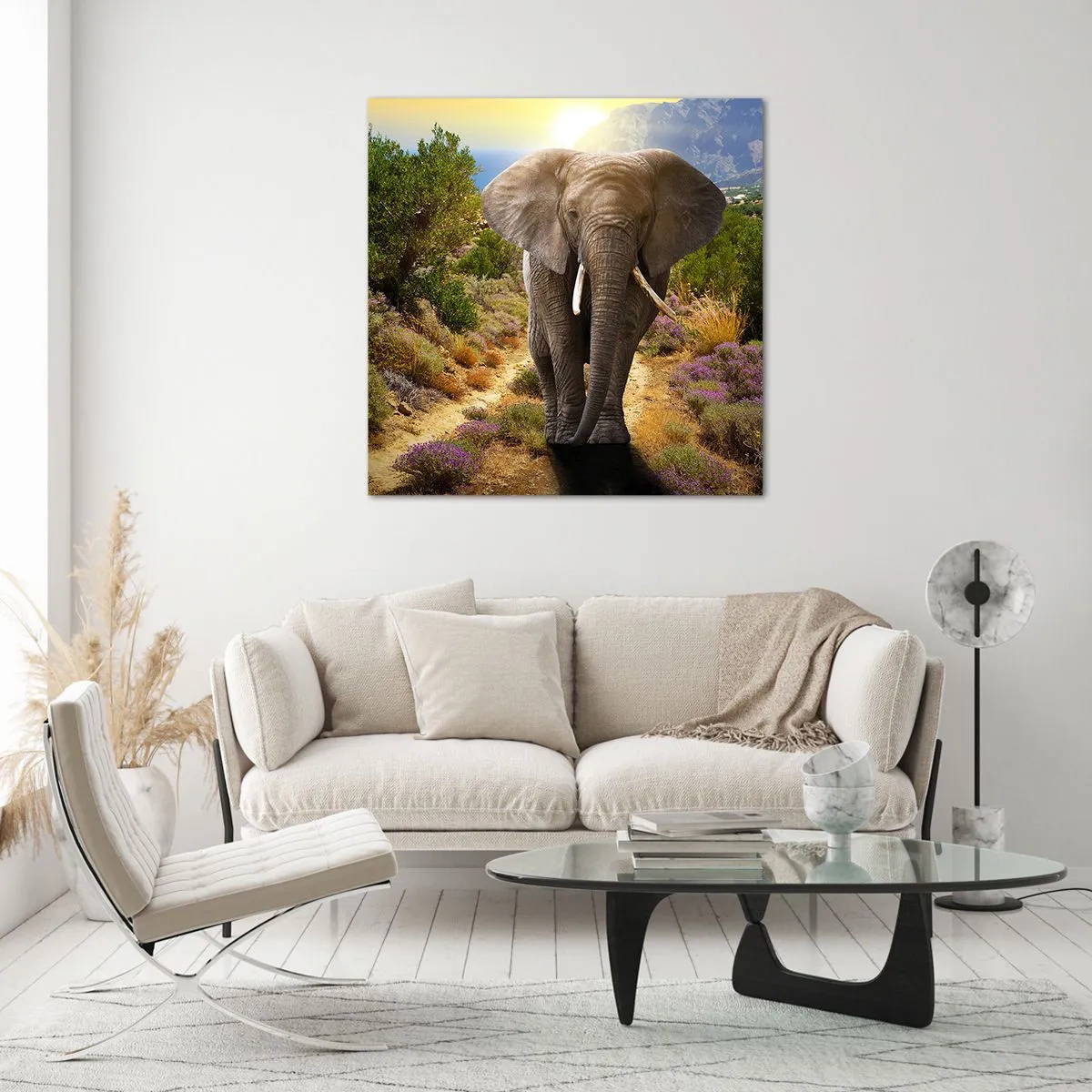 Obraz na szkle - Tak wyglądał Eden - 70x70 cm