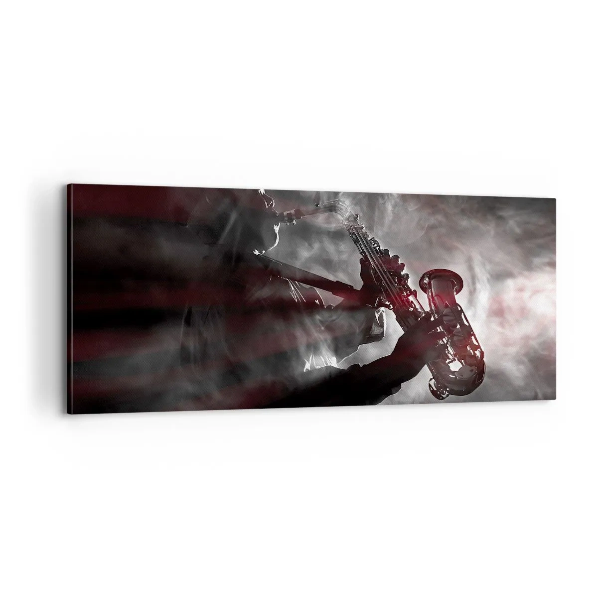 Obraz na płótnie - W oparach jazzu - 100x40 cm