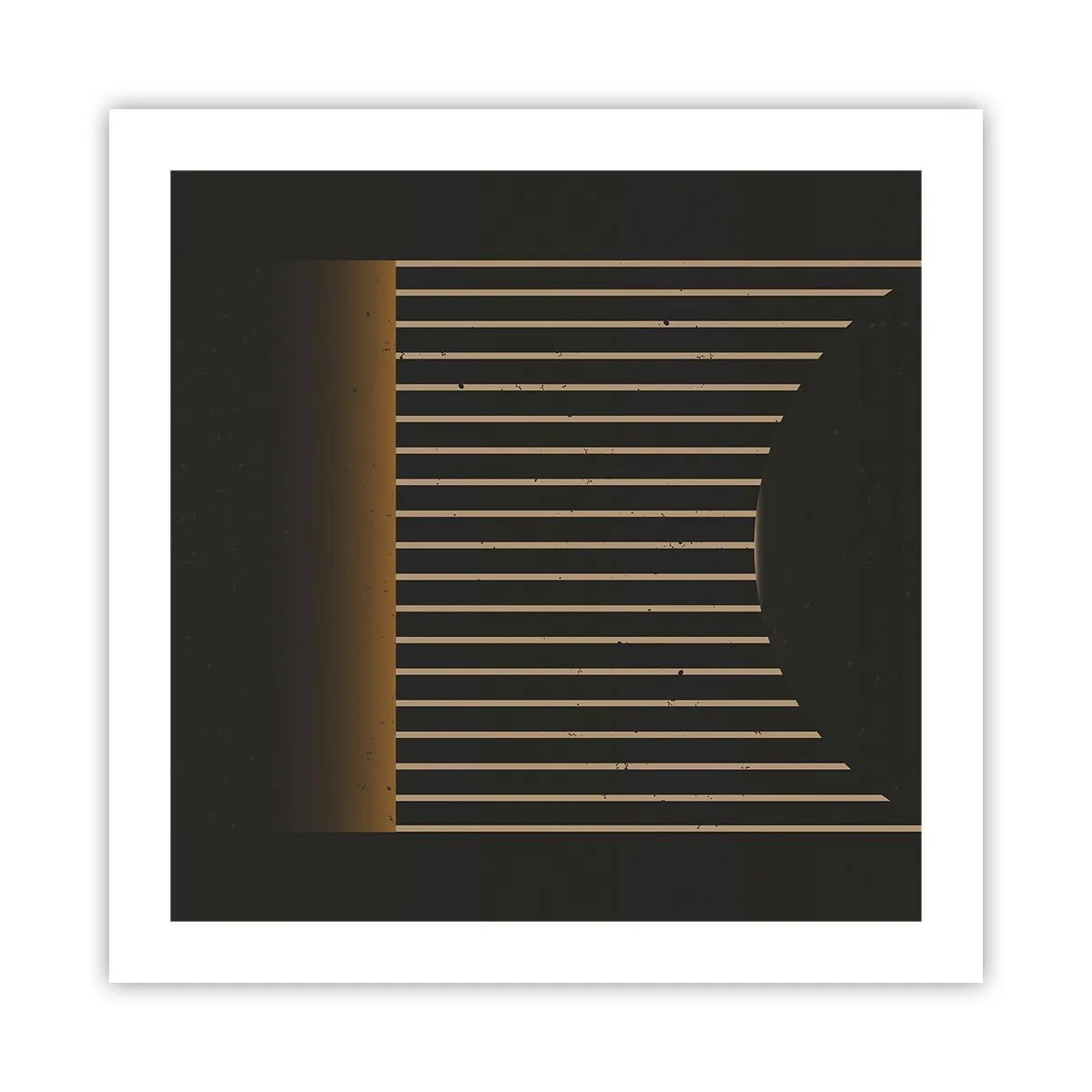 Plakat - Zbadać ciemność - 50x50 cm