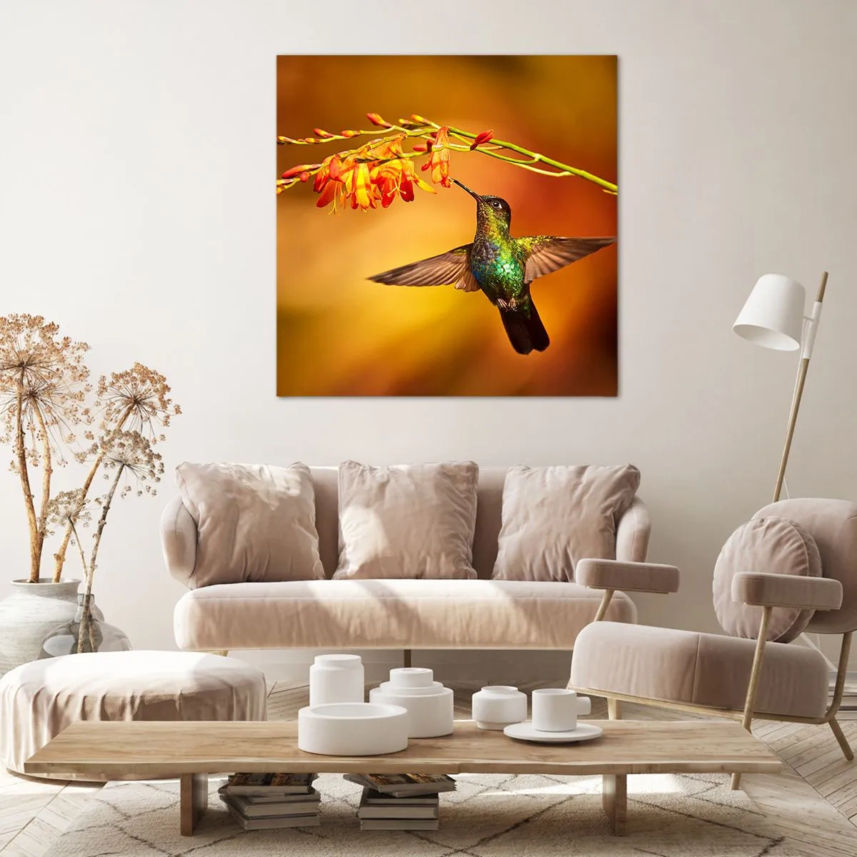 Obraz na płótnie - Posłaniec światła wg Majów - 60x60 cm