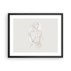 Plakat w czarnej ramie - Jak czuły instrument - 50x40 cm