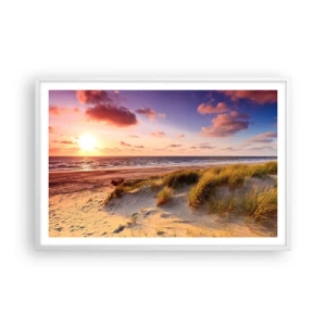 Plakat w białej ramie - Już latem pachnie powietrze - 91x61 cm