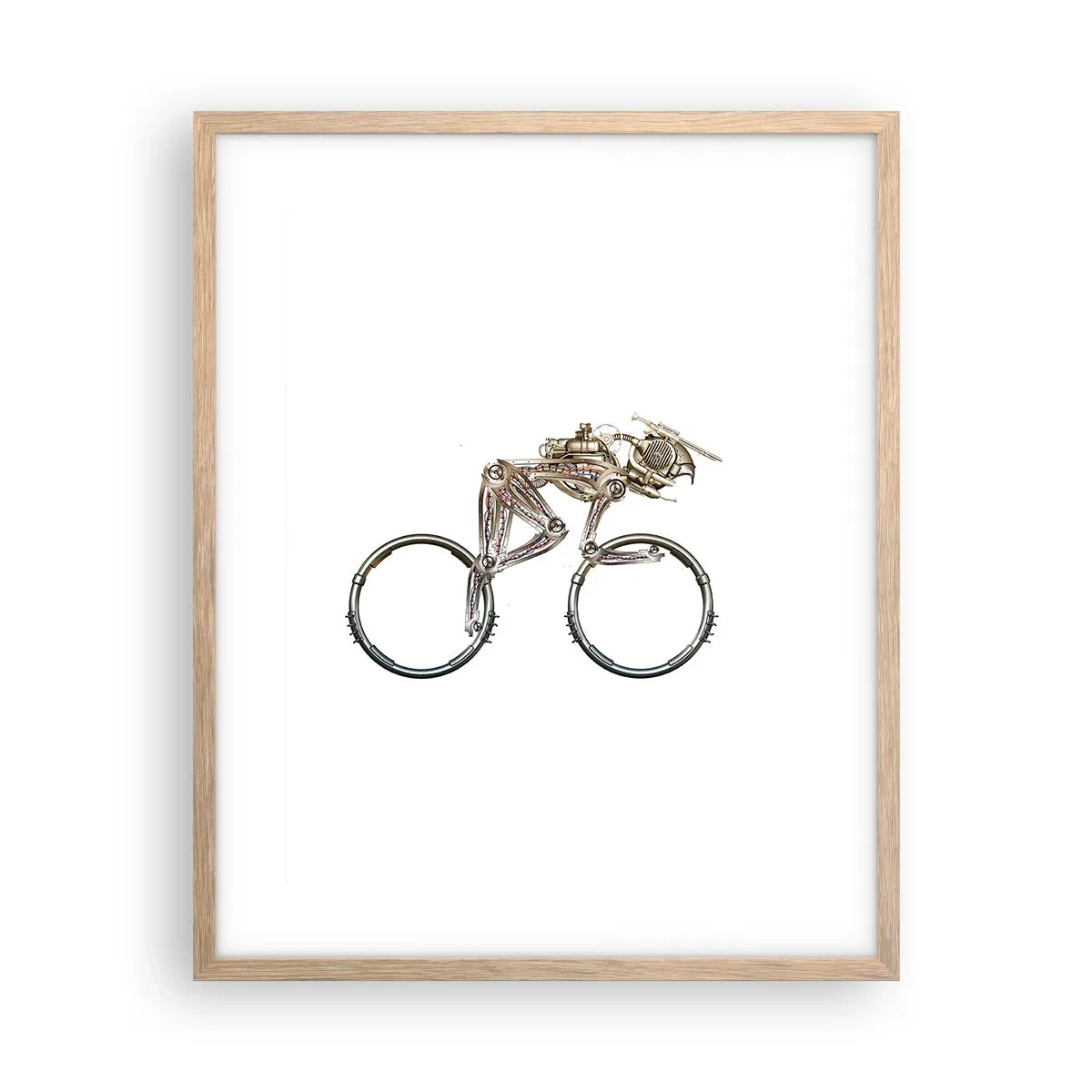 Plakat w ramie jasny dąb - Wspaniała maszyna - 40x50 cm