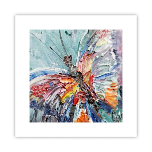 Plakat - Pomalowany przez naturę - 30x30 cm