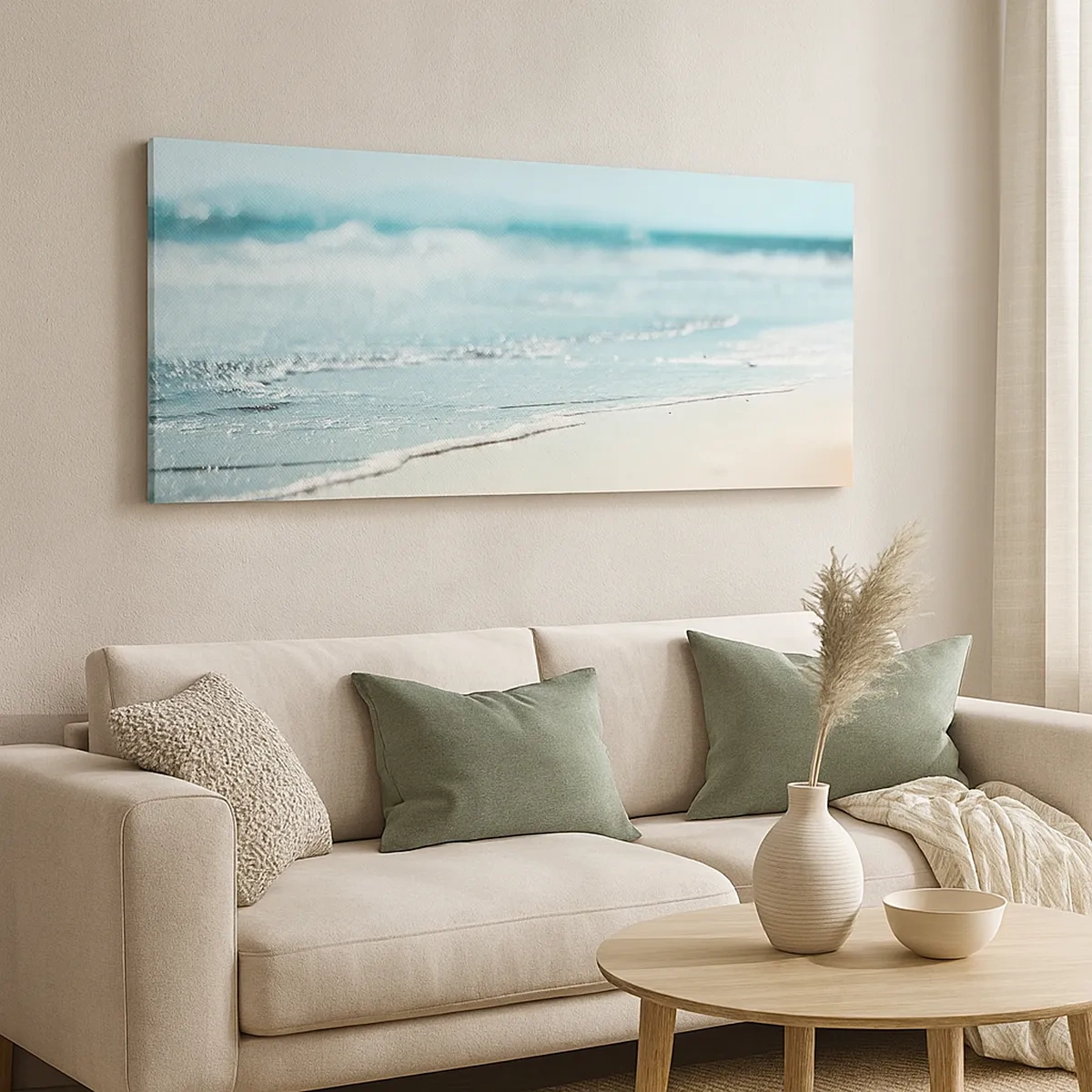 Obraz na płótnie - Ciepło i szum - 30x30 cm