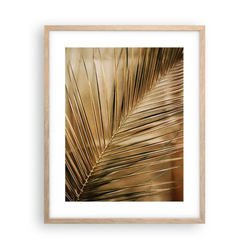 Plakat w ramie jasny dąb - Naturalna kolumnada - 40x50 cm