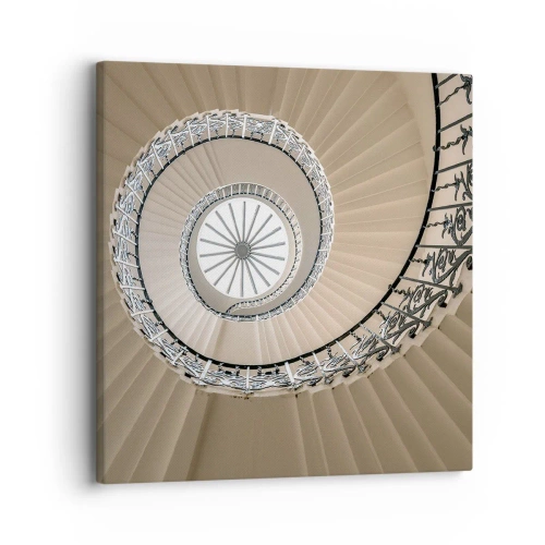 Obraz na płótnie - W środku muszli - 30x30 cm