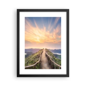 Plakat w czarnej ramie - Blisko nieba - 30x40 cm