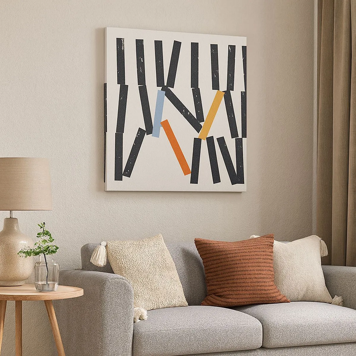 Obraz na płótnie - Domino – kompozycja - 30x30 cm