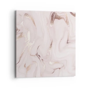 Obraz na płótnie - W różowym szale - 70x70 cm