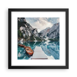 Plakat w czarnej ramie - Pokażemy ci piękno - 30x30 cm