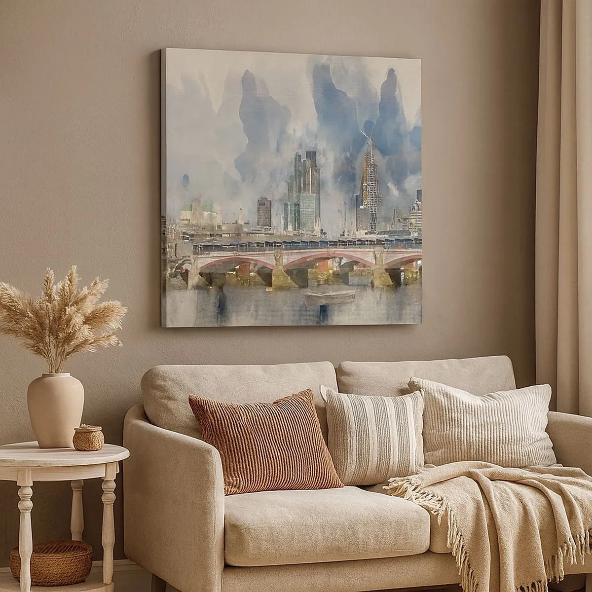 Obraz na płótnie - Londyn w całej okazałości - 30x30 cm