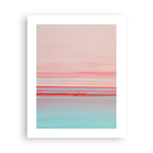 Plakat - Abstrakcja o świcie - 40x50 cm