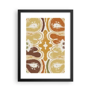 Plakat w czarnej ramie - Abstrakcja sentymentalna - 30x40 cm