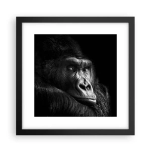 Plakat w czarnej ramie - I co się patrzysz? - 30x30 cm