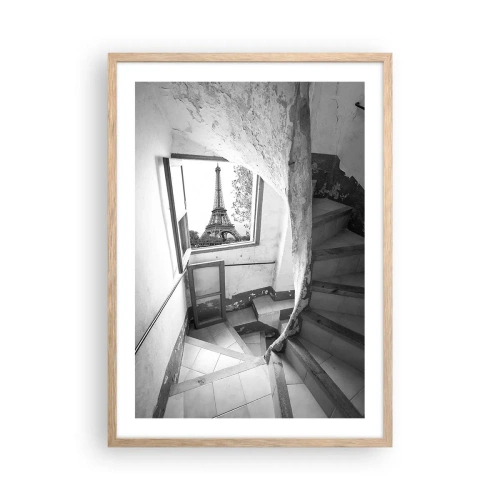 Plakat w ramie jasny dąb - Co za widok! - 50x70 cm