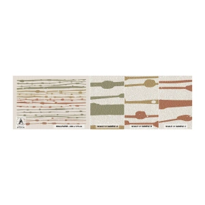 Fototapeta Próbka Standard Eco - Muzyczny zapis barw - Minimalizm, Pastelowy, Sztuka - 100x30 cm