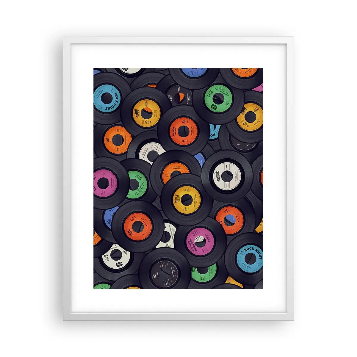 Plakat w białej ramie - Kolory klasyki - 40x50 cm