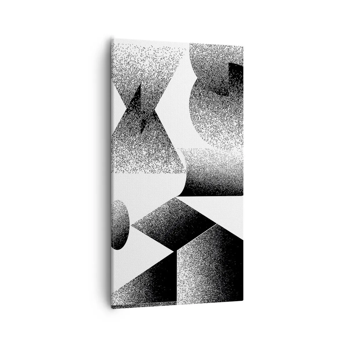 Obraz na płótnie - Kąty i owale - 55x100 cm