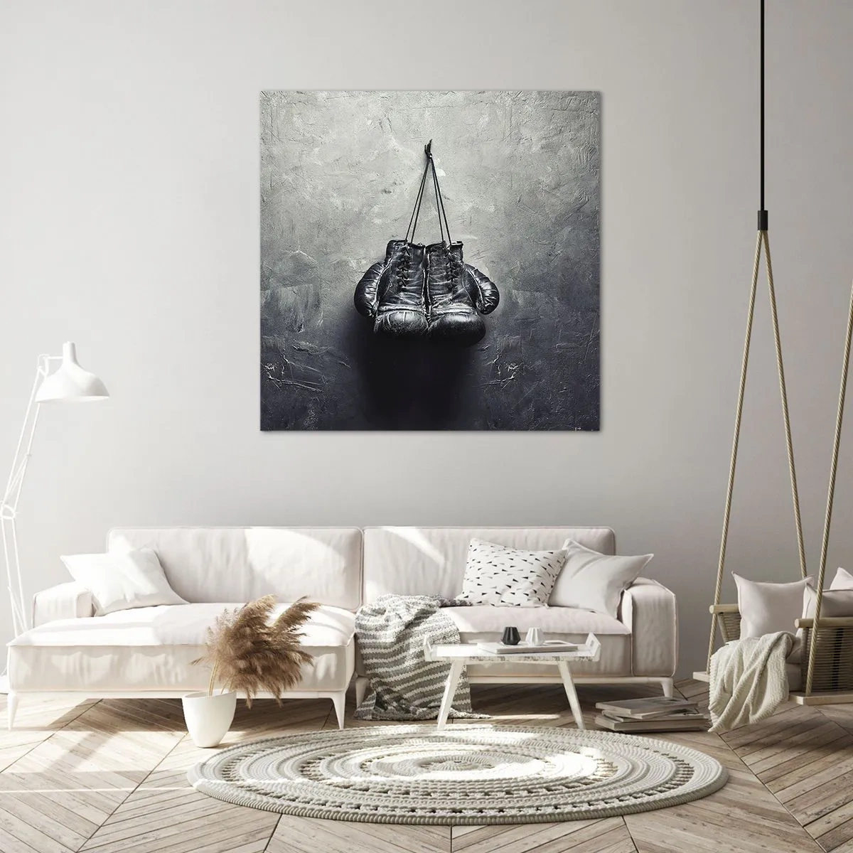 Obraz na płótnie - Czas walki i czas pokoju - 70x70 cm