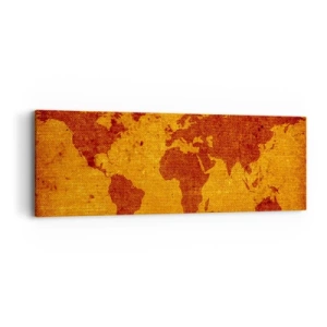 Obraz na płótnie - Zaproszenie do podróży - 90x30 cm