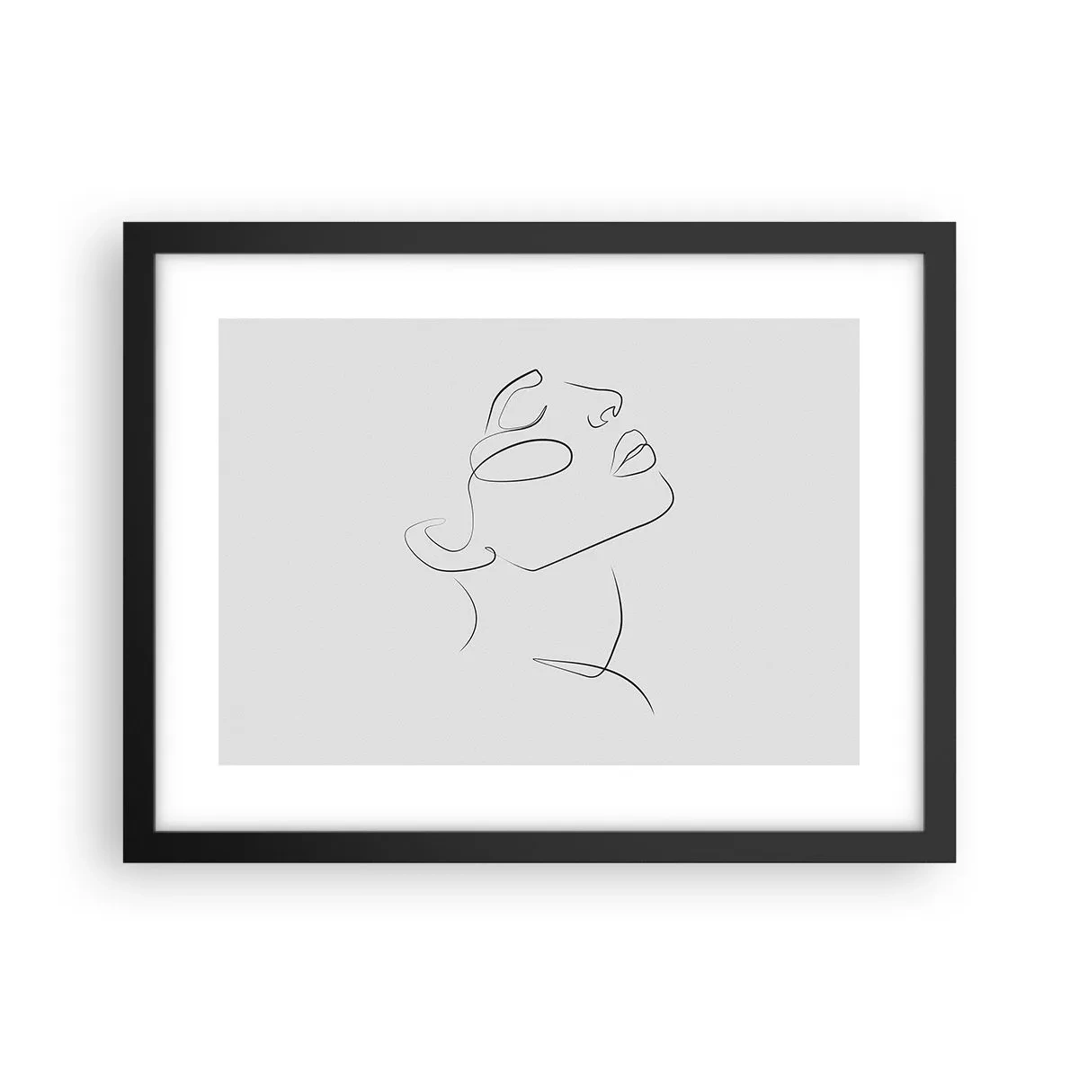 Plakat w czarnej ramie - Meandry marzenia - 40x30 cm