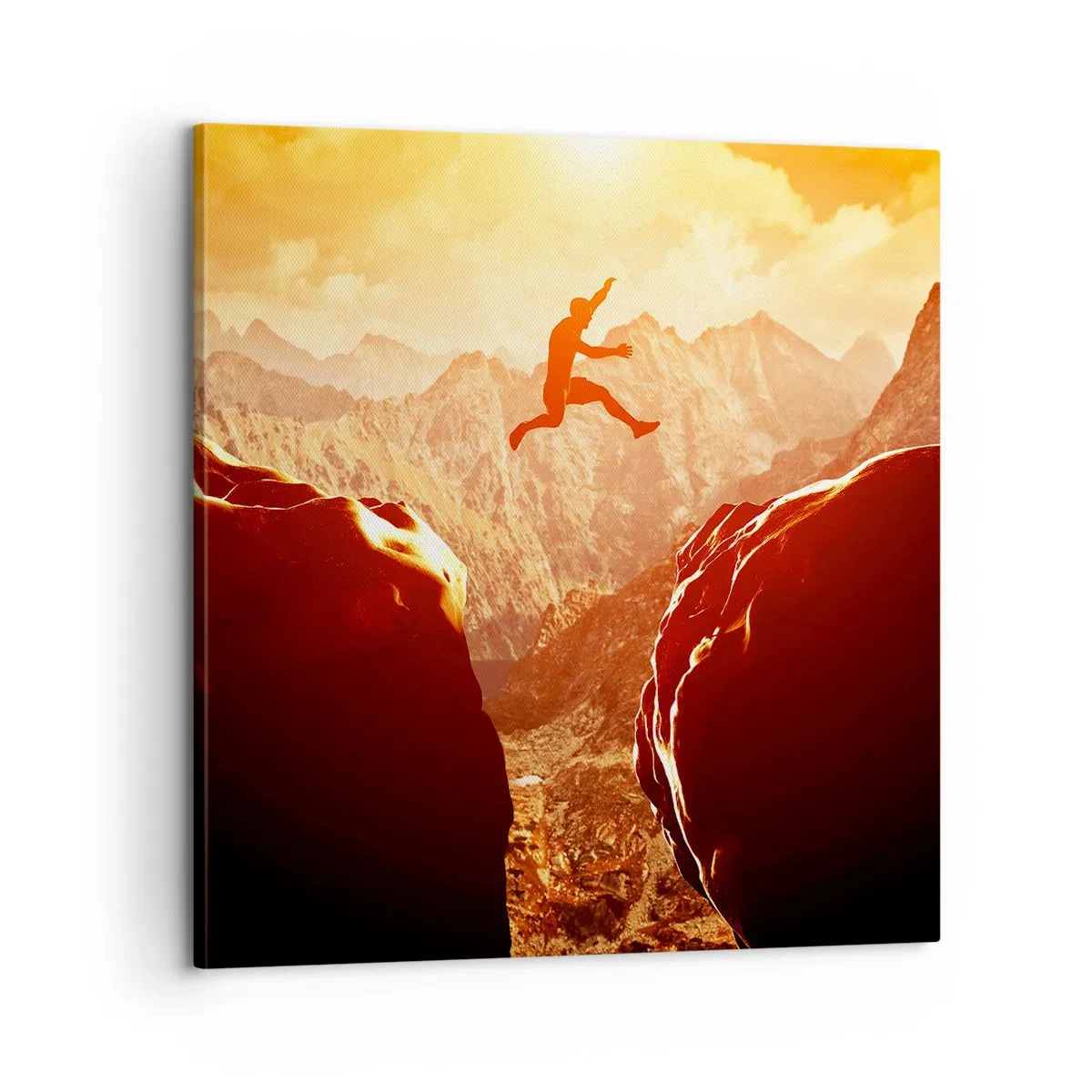 Obraz na płótnie - Przekraczając granice - 60x60 cm