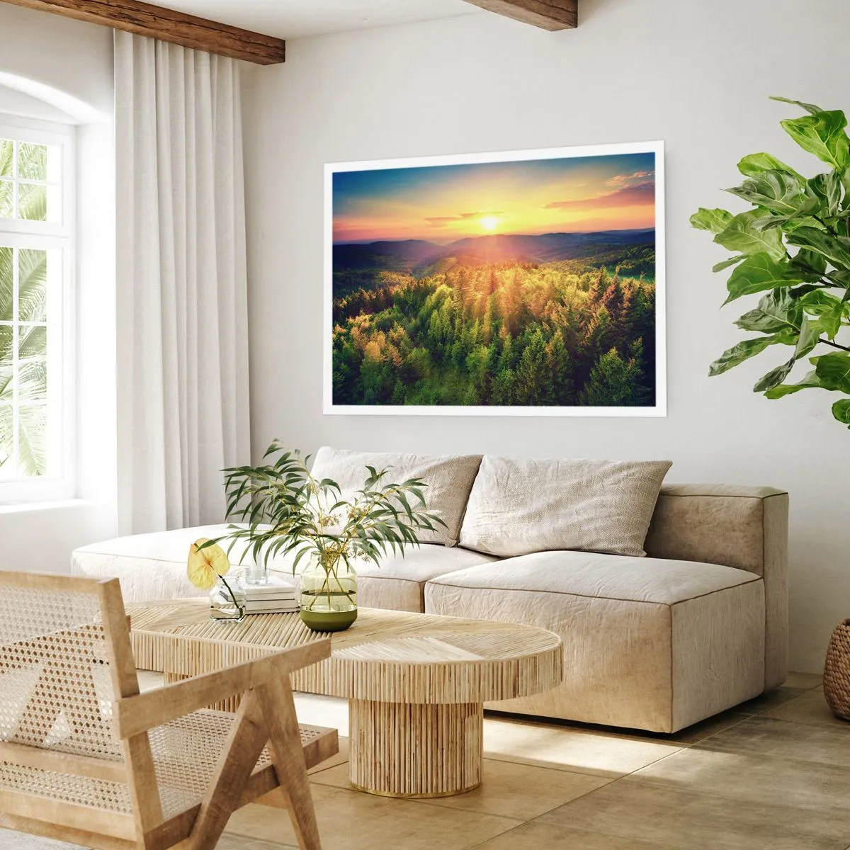 Plakat - Wierzchołki i szczyty - 70x50 cm