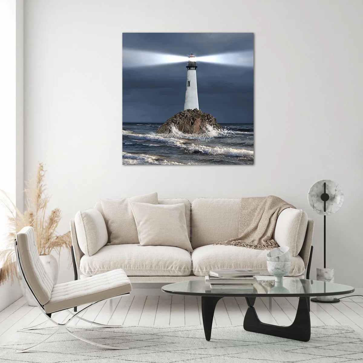 Obraz na szkle - Tu…tu…tutaj! - 70x70 cm