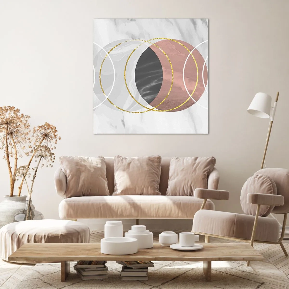 Obraz na płótnie - Muzyka sfer - 60x60 cm