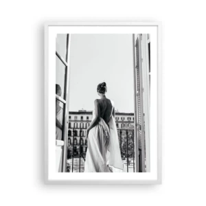 Plakat w białej ramie - Przebudzenie zmysłów - 50x70 cm