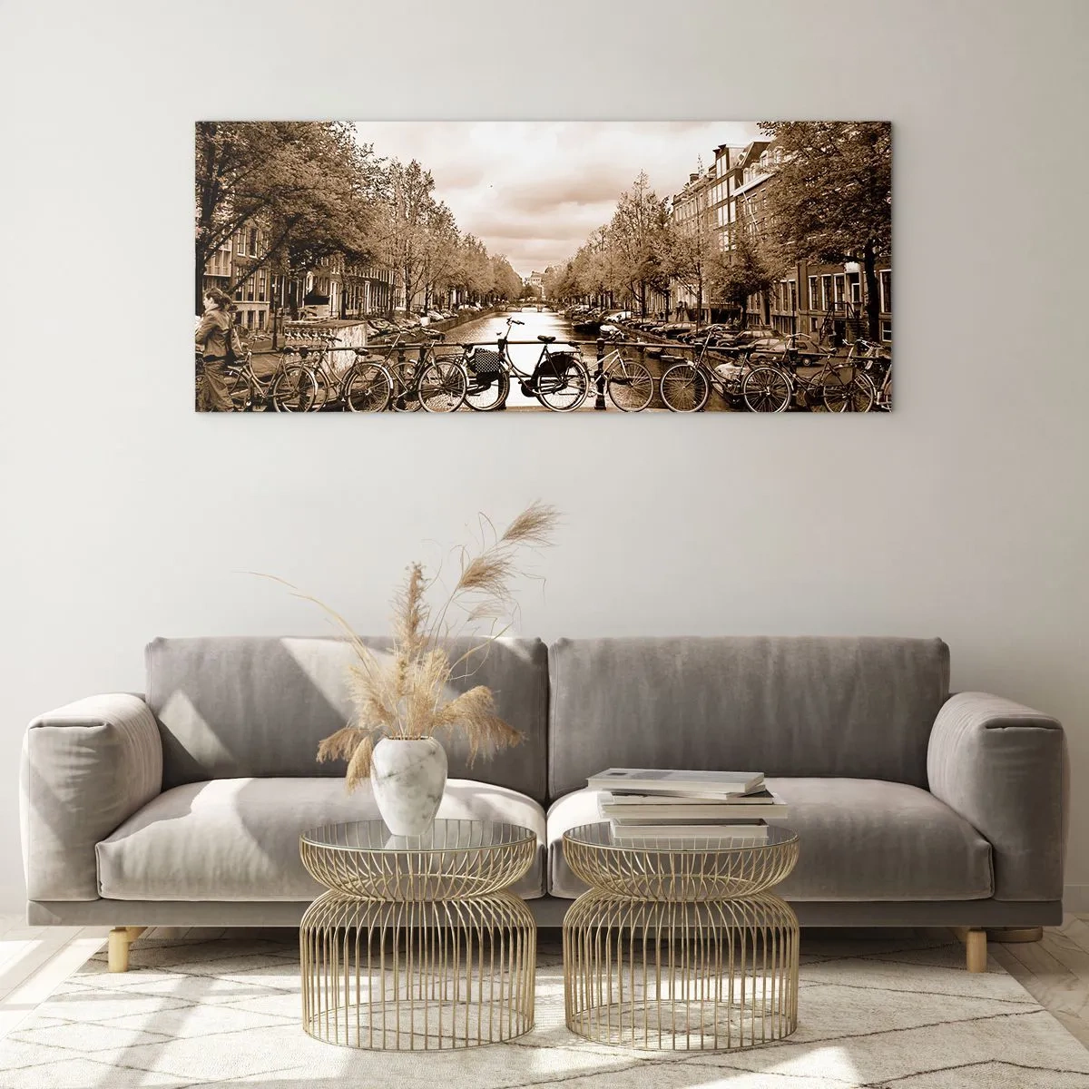 Obraz na szkle - Holenderskie klimaty - 90x30 cm