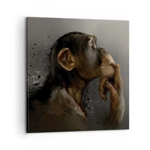 Obraz na płótnie - Z pewnością myśliciel - 60x60 cm