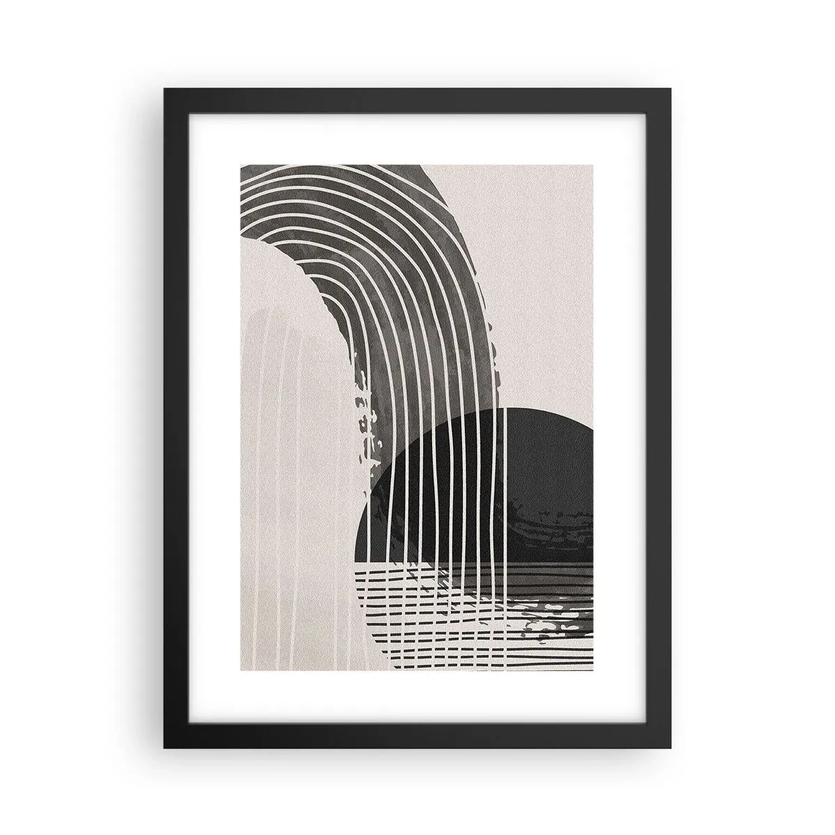 Plakat w czarnej ramie - Tam i z powrotem - 30x40 cm
