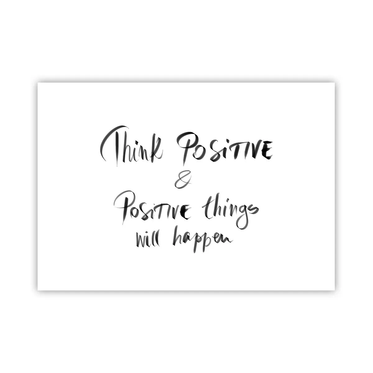 Plakat - Inspirujący napis w czerni na białym tle - 100x70cm - Jak żyć? - Nowoczesna dekoracja ścienna do salonu i sypialni ARTTOR