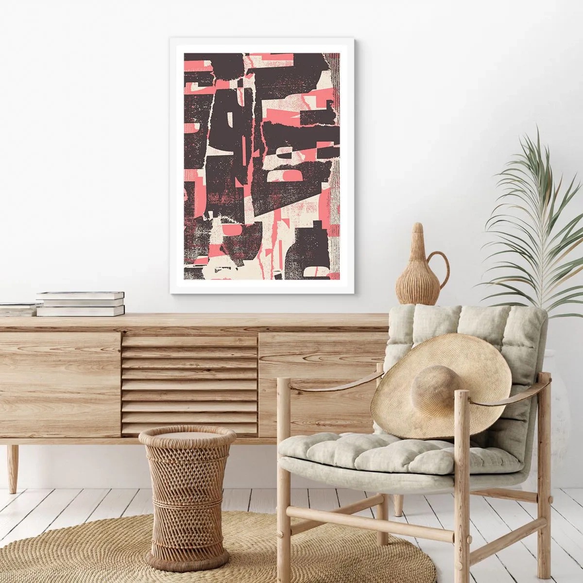 Plakat w białej ramie - Cały ten zgiełk - 40x50 cm