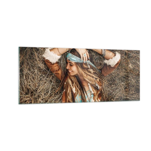 Obraz na szkle - W drodze do lata miłości - 100x40 cm