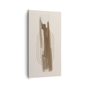 Obraz na płótnie - Powiew szarości - 65x120 cm