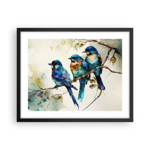 Plakat w czarnej ramie - Obraził się? - 50x40 cm