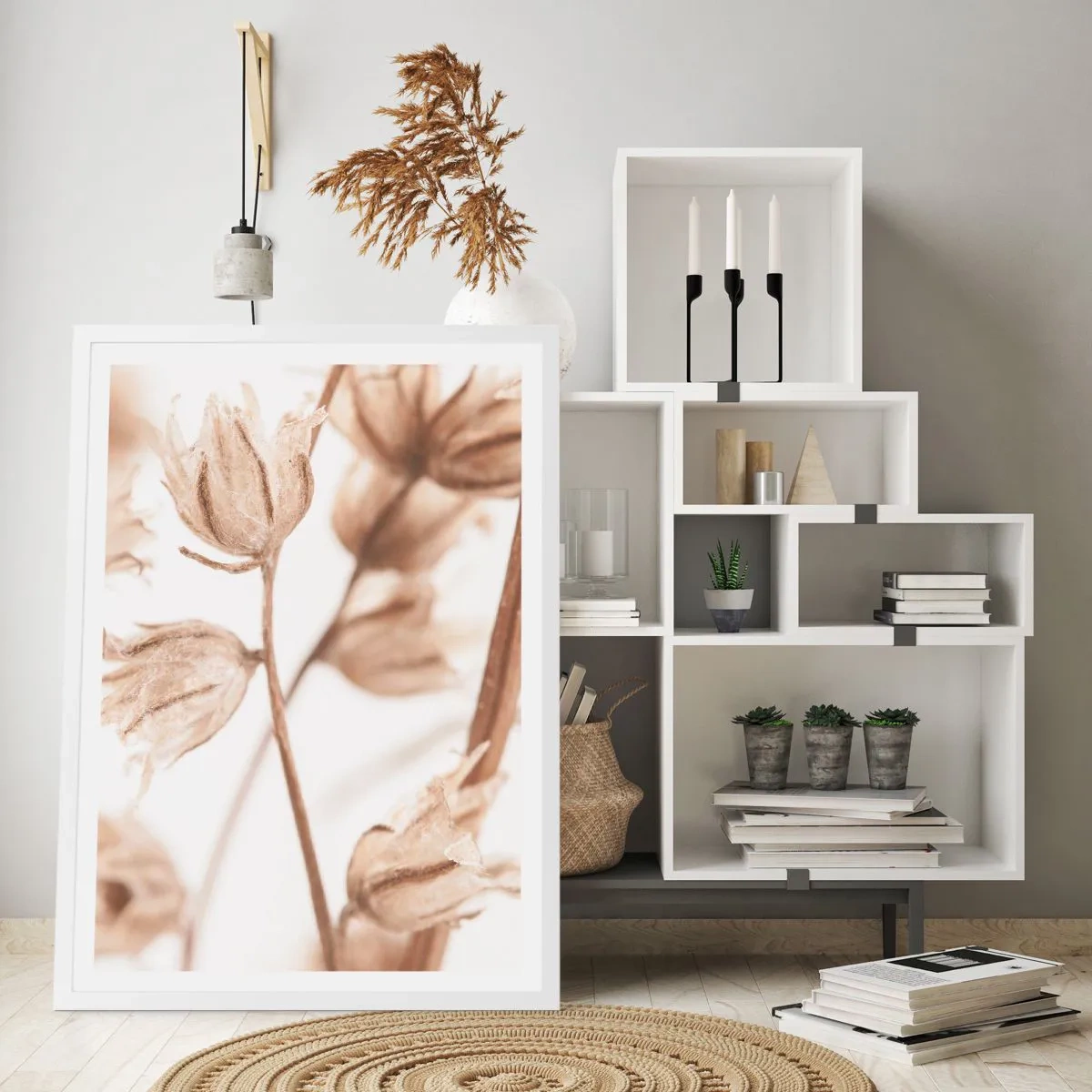 Plakat w białej ramie - Dzwonią na koniec lata - 40x50 cm