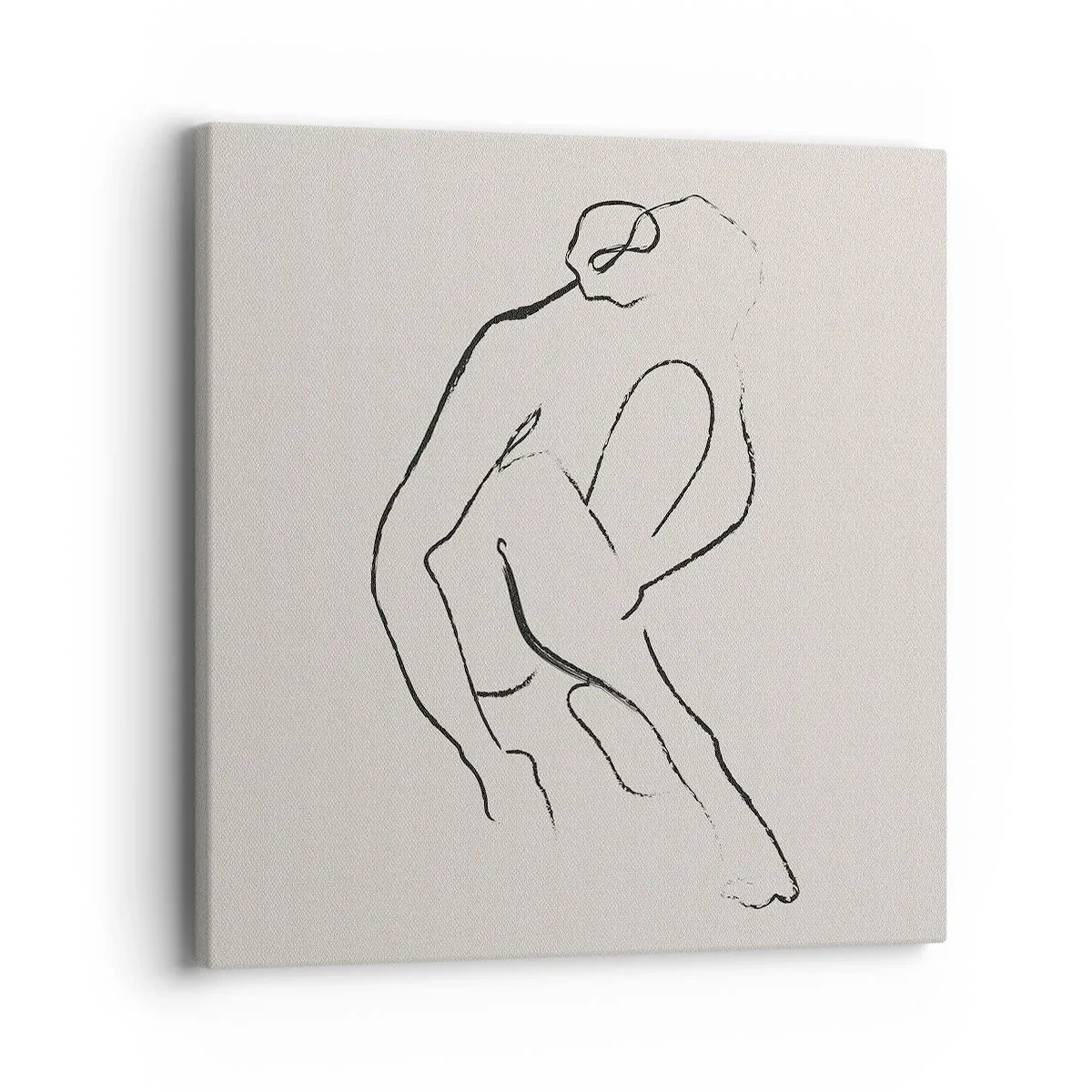 Obraz na płótnie - Szkic intymny - 40x40 cm