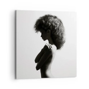 Obraz na płótnie - Jak kwiat na smukłej łodydze - 60x60 cm