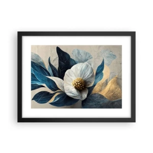 Plakat w czarnej ramie - Ma złote serce - 40x30 cm