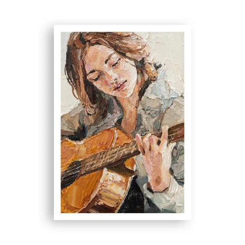 Plakat - Koncert na gitarę i dziewczęce serce - 70x100 cm